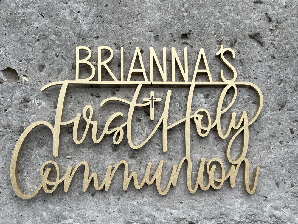 First Holy Communion Sign