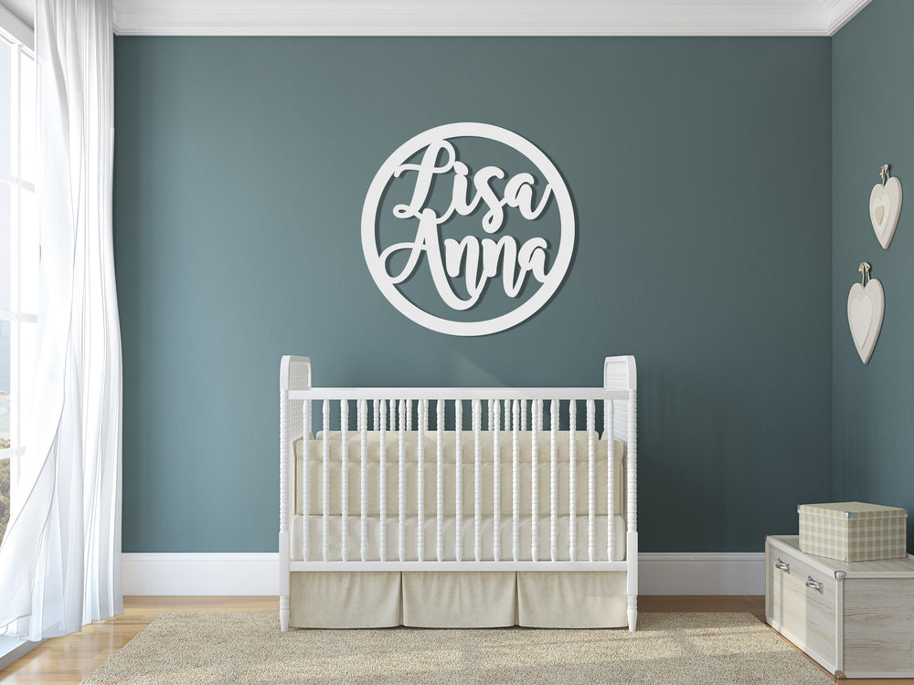 Personalized baby sign