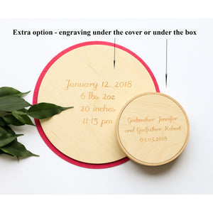 Extra option - engraving under the lid or under the box