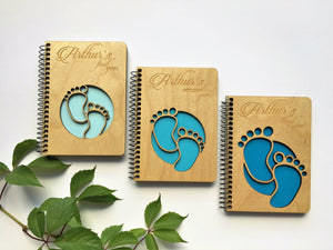 Set of 3 baby notebooks