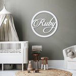 Personalized baby sign